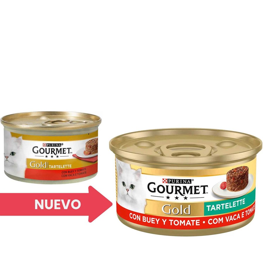 Gatos Gourmet | Purina Gourmet Gold Tartelette Con Buey Y Tomate