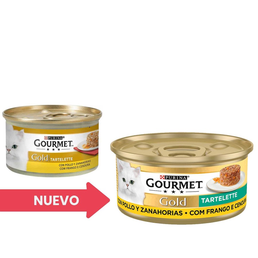 Gatos Gourmet | Purina Gourmet Gold Tartelette Con Pollo Y Zanahoria