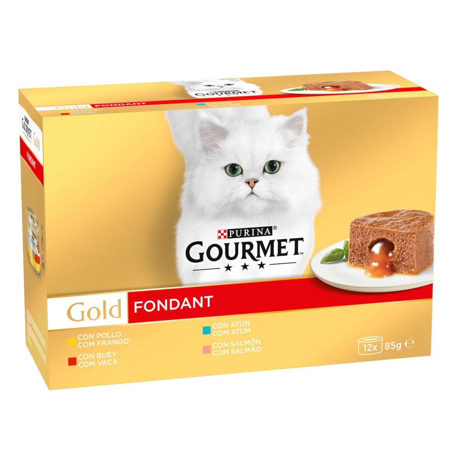 Gatos Gourmet | Purina Gourmet Gold Fondant Multipack Sabores