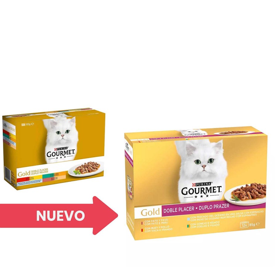 Gatos Gourmet | Purina Gourmet Gold Doble Placer Pack Surtido