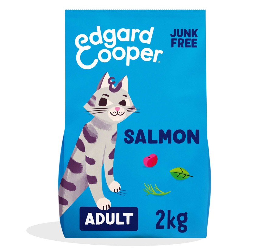 Gatos Edgard & Cooper | Edgard & Cooper, Pienso Sin Cereales Con Salm N Fresco Para Gatos Adultos