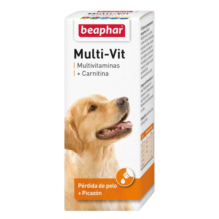 Perros Beaphar | Laveta Con Carnitina, Vitaminas Para La Caida Del Pelo