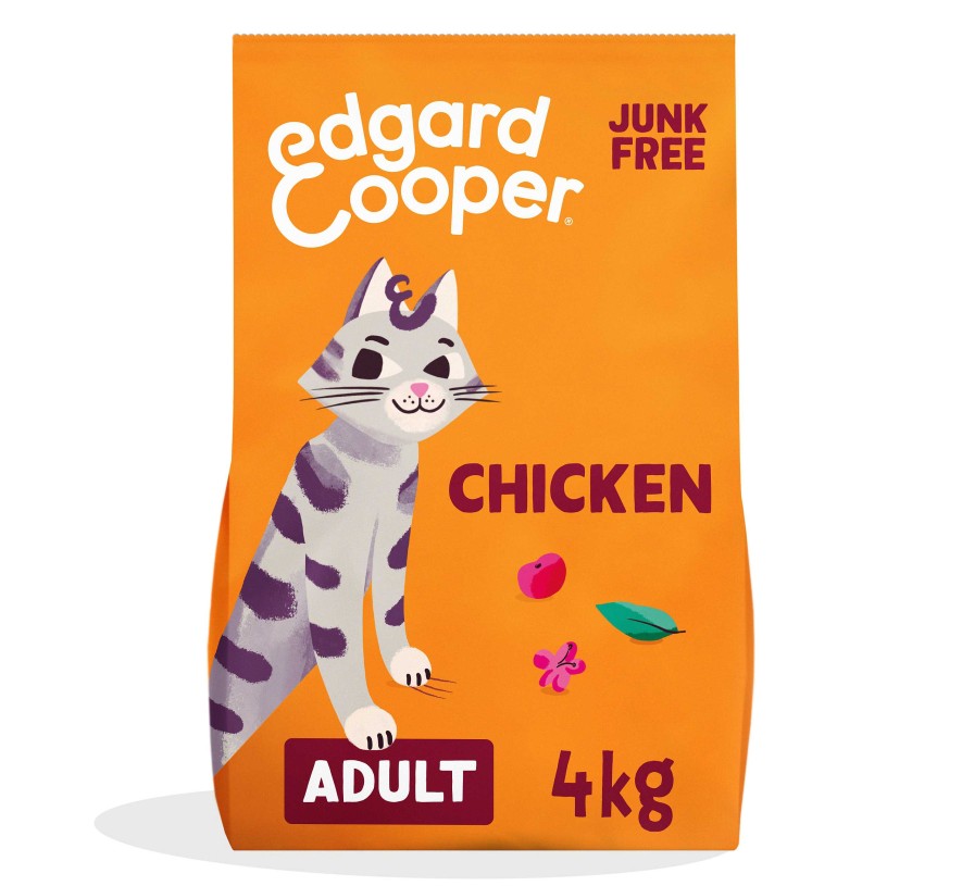 Gatos Edgard & Cooper | Edgard & Cooper, Pienso Sin Cereales Con Pollo Fresco Para Gato Adultos