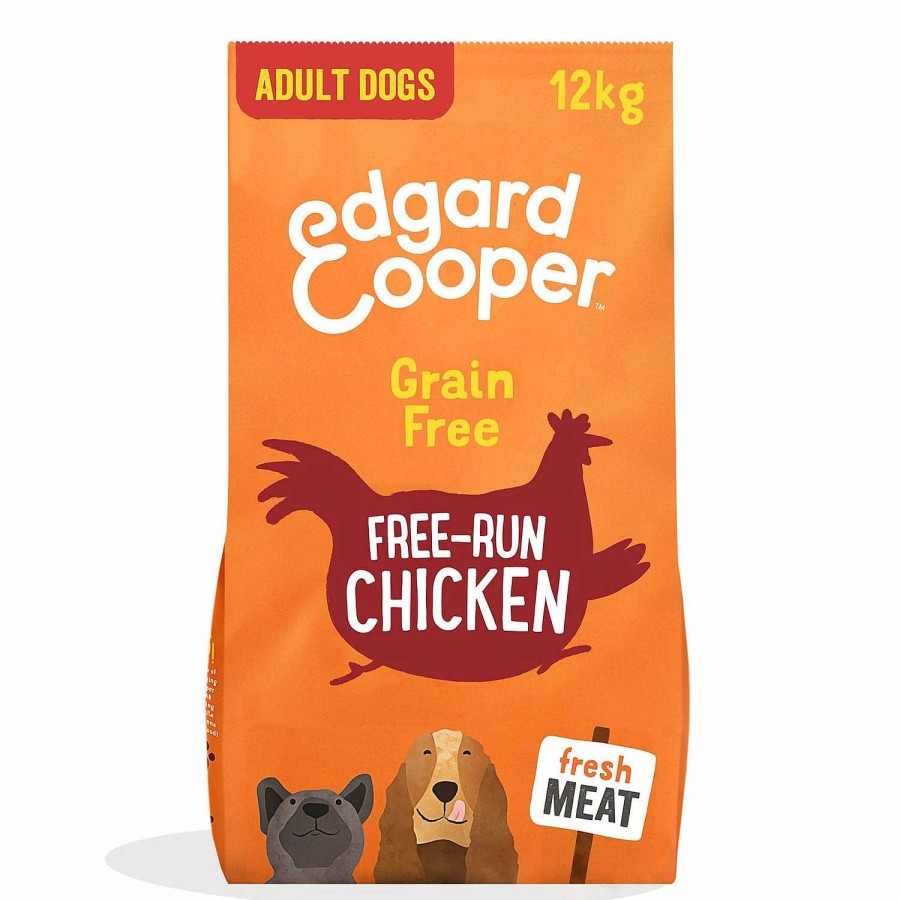 Perros Edgard & Cooper | Edgard & Cooper, Pienso Sin Cereales Con Pollo Fresco Para Perros Adultos