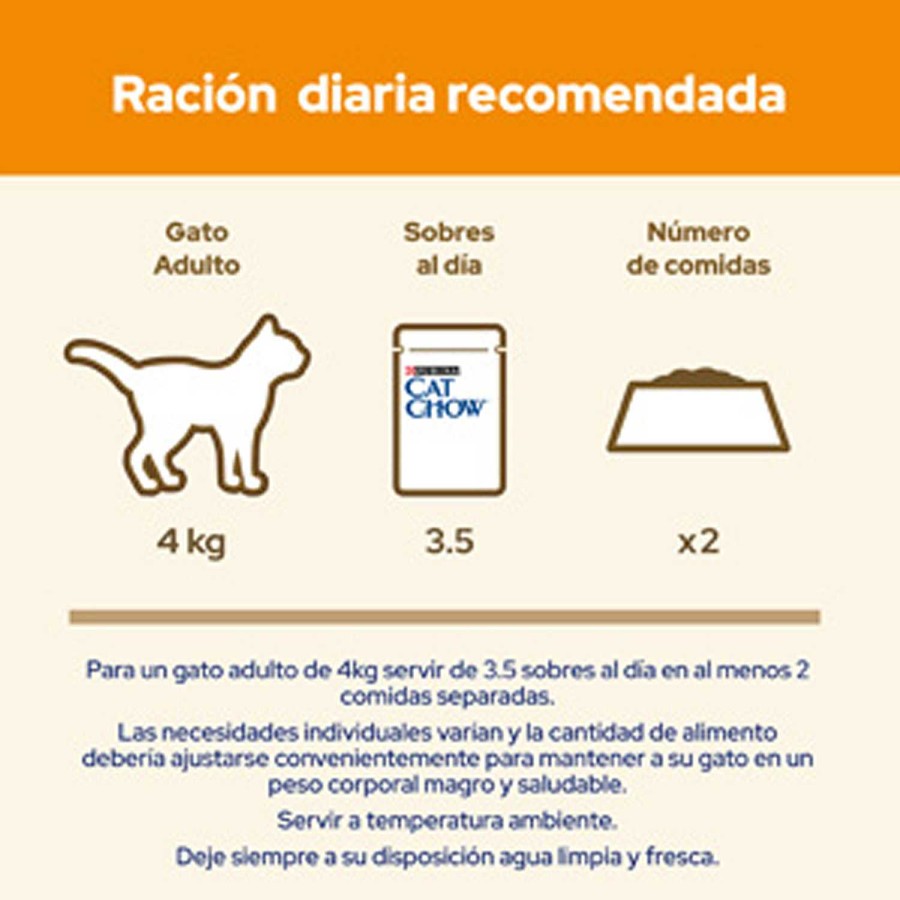 Gatos Cat Chow | Purina Cat Chow Adulto Con Salm N Y Jud As Verdes