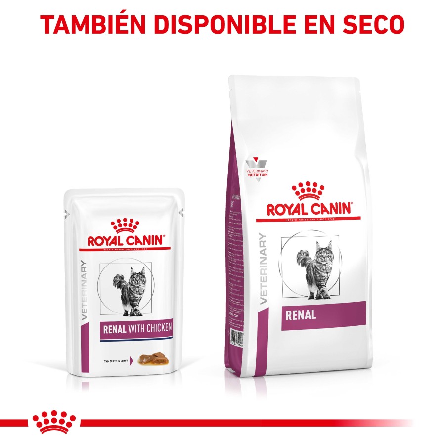 Gatos Royal Canin | Royal Canin Renal Con Pollo Alimento H Medo Para Gatos En Salsa