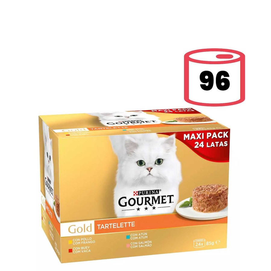 Gatos Gourmet | Purina Gourmet Gold Tartelette Pack Surtido 96X85G