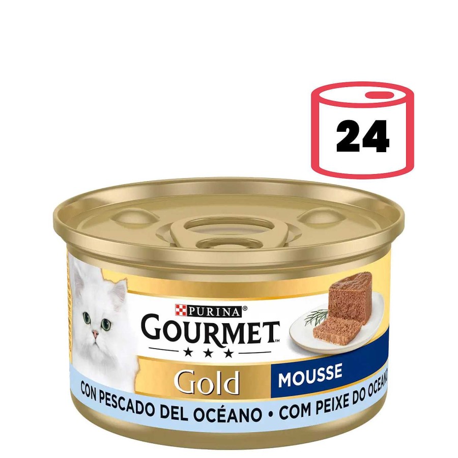 Gatos Gourmet | Purina Gourmet Gold Mousse Pescado