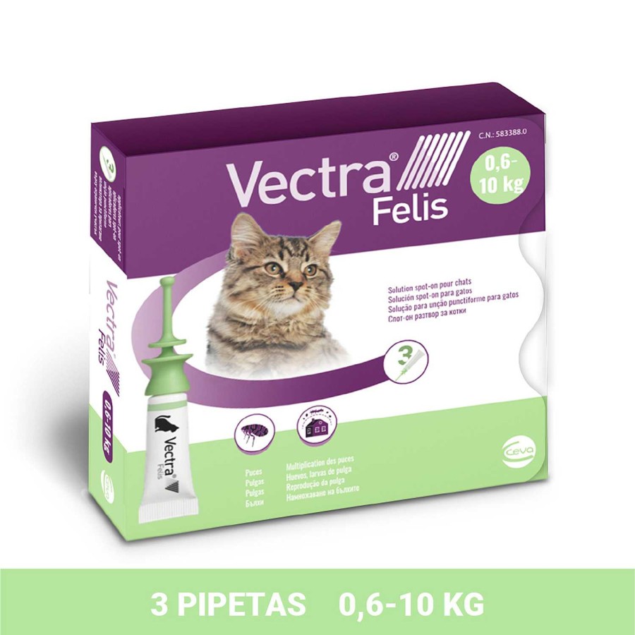 Gatos Ceva | Vectra Felis Pipeta Antiparasitaria Para Gatos