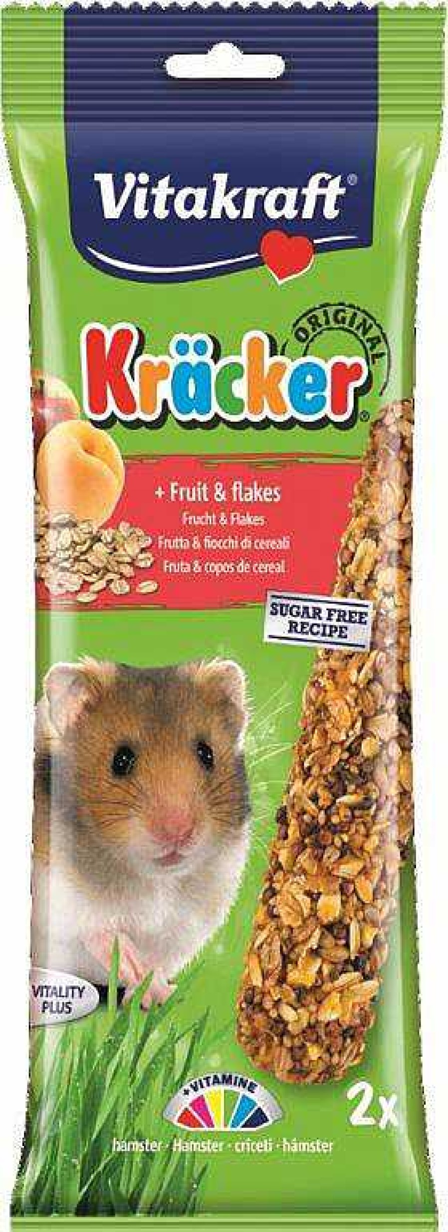 Roedores Vitakraft | Vitakraft Barrita De Fruta Y Cereal (Hamsters)