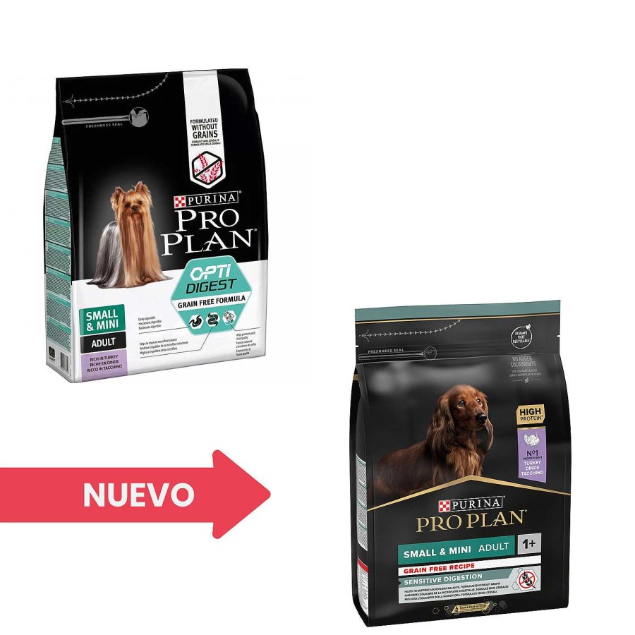 Perros Purina Pro Plan | Purina Pro Plan Small Adult Digestion Pavo Grain Free