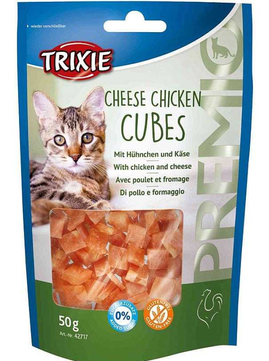 Gatos Trixie | Cheese Chicken Cubes Premio