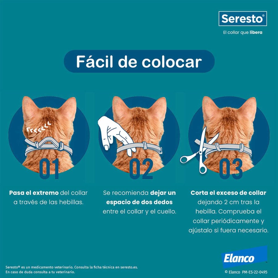 Gatos Elanco | Collar Antiparasitario Seresto Gatos