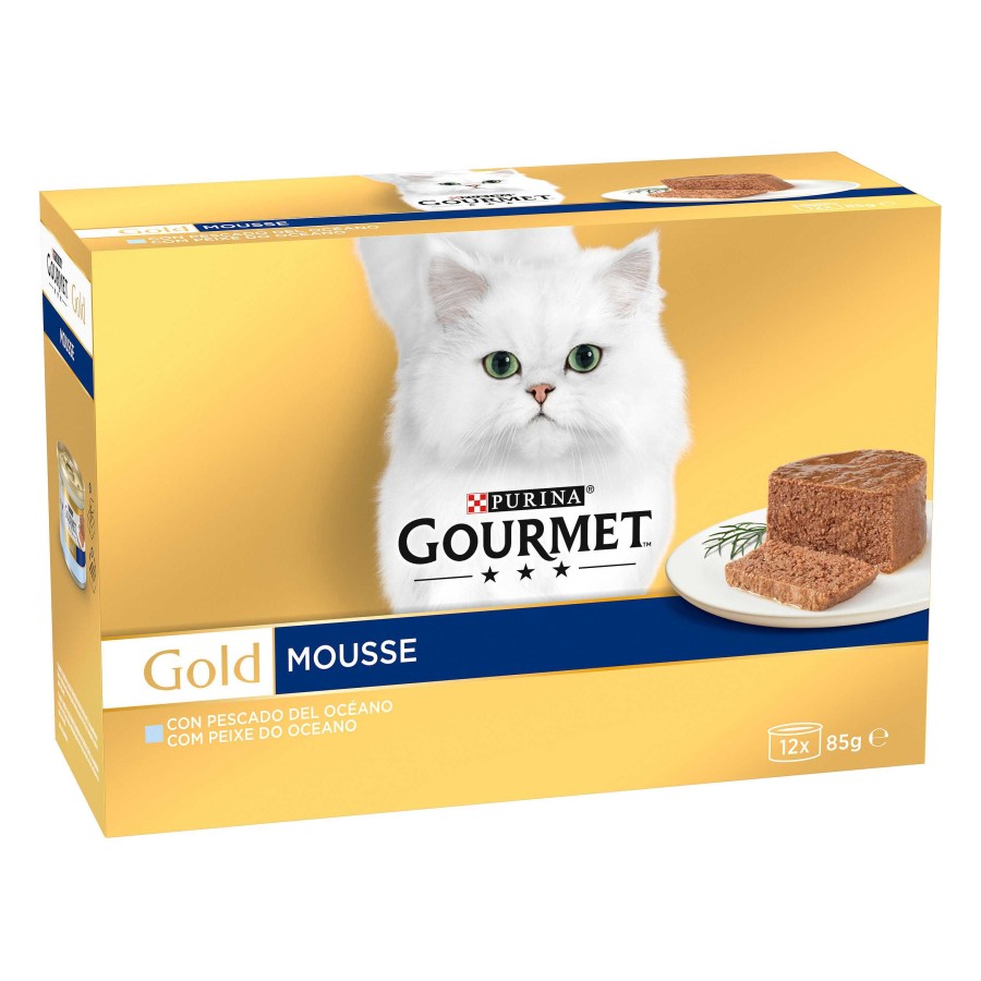 Gatos Gourmet | Purina Gourmet Gold Mousse Con Pescado Del O Ano