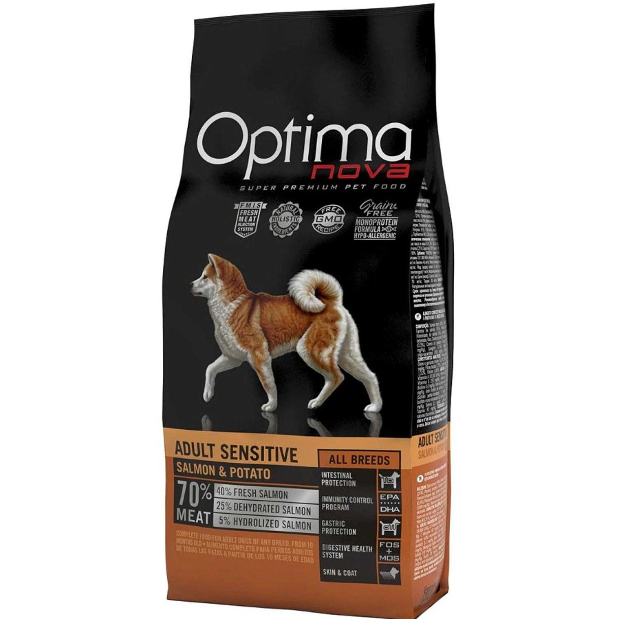 Perros Optima nova | Optima Nova Adult Sensitive Salmon & Potato