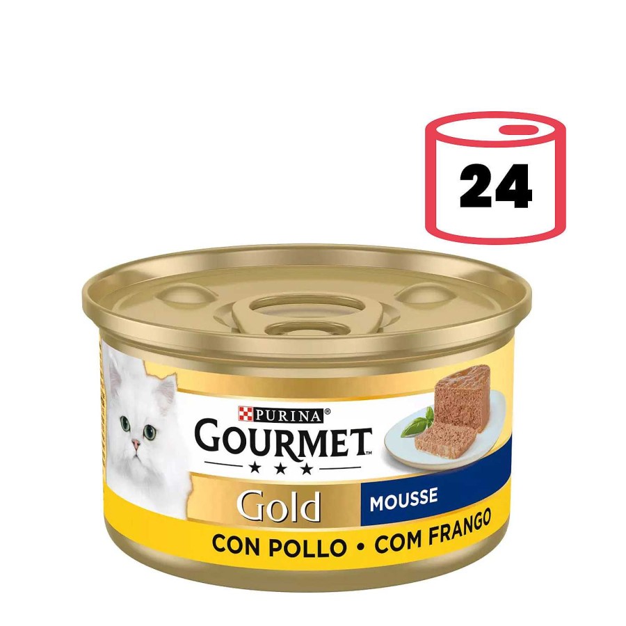 Gatos Gourmet | Purina Gourmet Gold Mousse Pollo