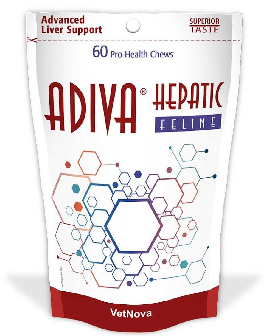 Gatos Vetnova | Adiva Hepatic Feline 60Ch