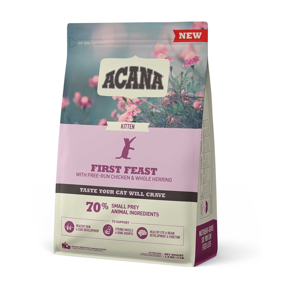 Gatos Acana | Acana First Feast Pienso Natural Para Gatitos Con Pollo