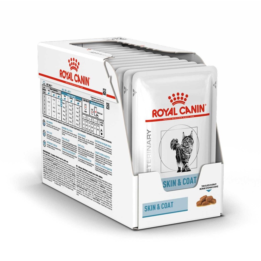 Gatos Royal Canin | Royal Canin Skin & Coat Alimento H Medo Para Gatos En Salsa