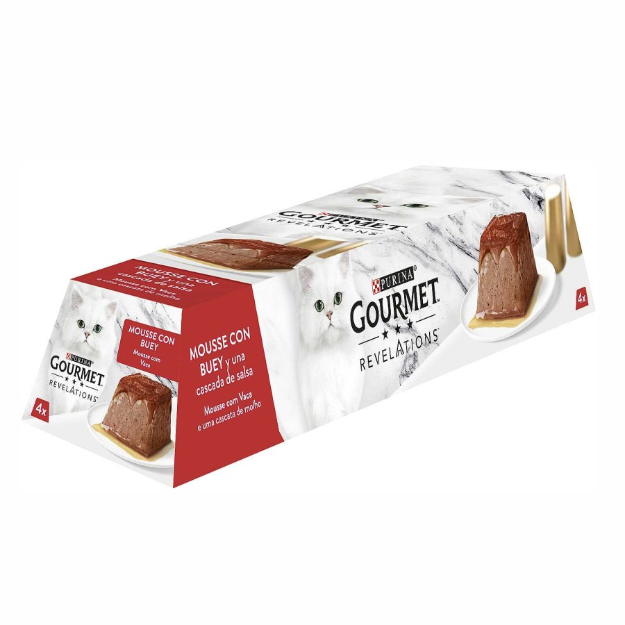 Gatos Gourmet | Purina Gourmet Revelations Mousse Con Buey