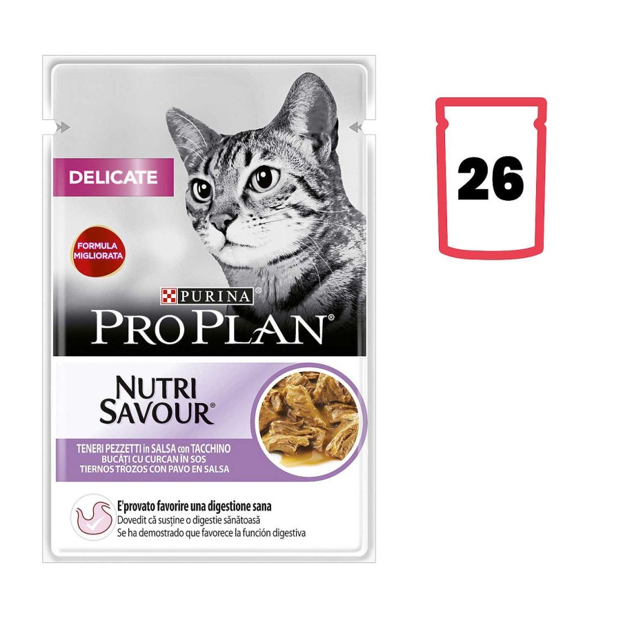 Gatos Purina Pro Plan | Purina Pro Plan Delicate Gato Pavo (Salsa)