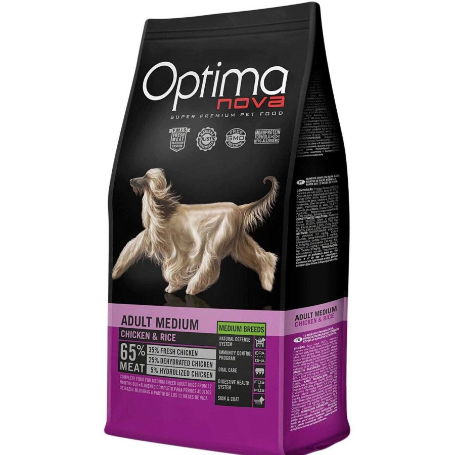 Perros Optima nova | Optima Nova Adult Medium Chicken & Rice