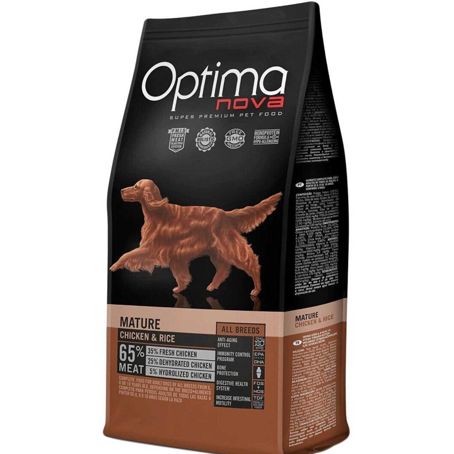 Perros Optima nova | Optima Nova Adult Mature Chicken & Rice