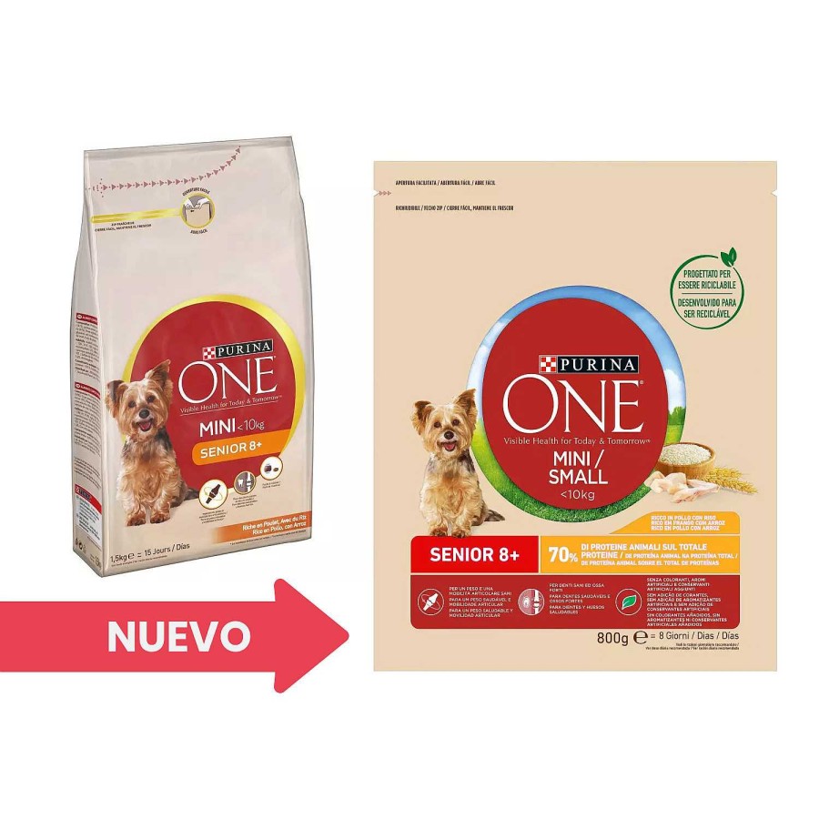 Perros Purina One | Purina One Mini Senior 8+ Pollo Y Arroz