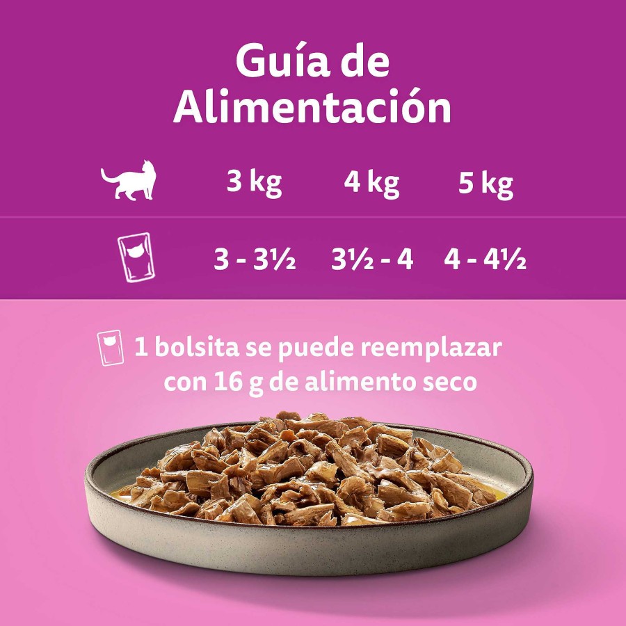 Gatos Whiskas | Whiskas Comida H Meda En Gelatina Para Gatos Adultos Selecci N Aves