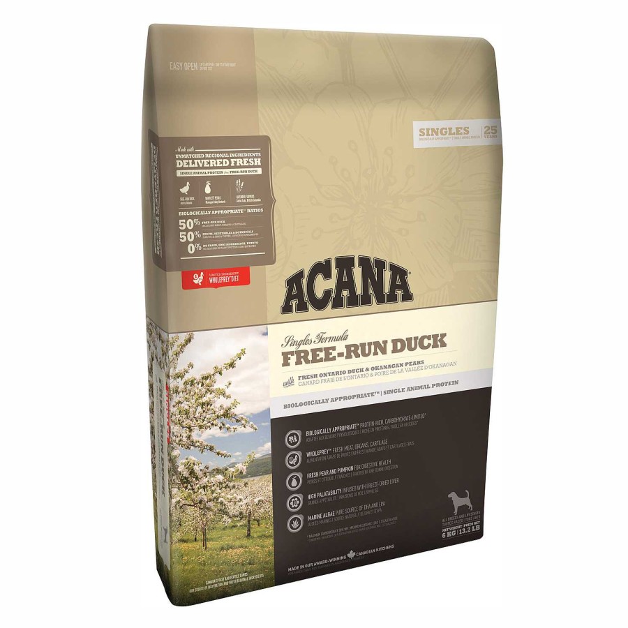 Perros Acana | Acana Free-Run Duck Pienso Natural Para Perro