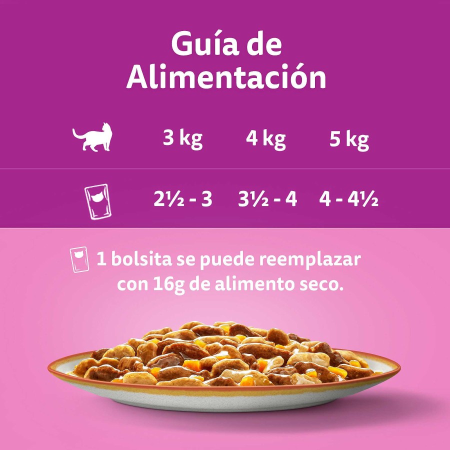 Gatos Whiskas | Whiskas Tasty Mix Comida H Meda Para Gatos Adultos Colecci N Country En Salsa