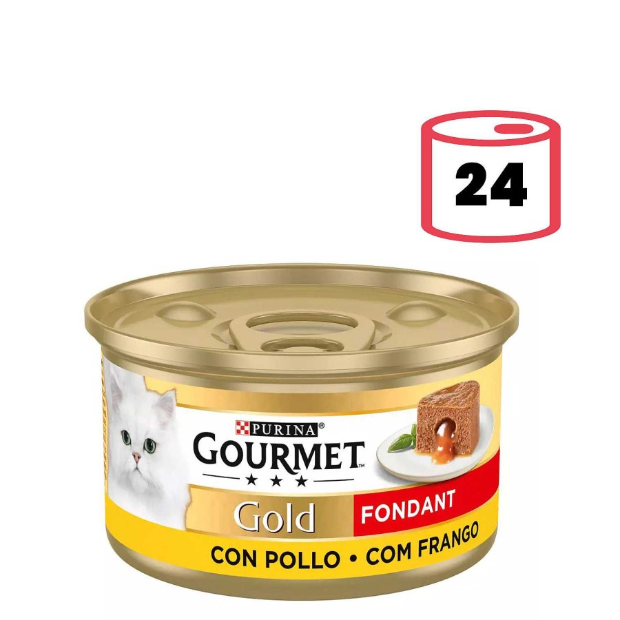 Gatos Gourmet | Purina Gourmet Gold Fondant Con Pollo