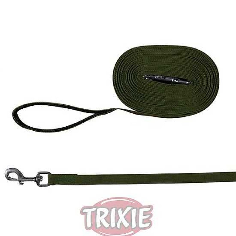 Perros Trixie | Ramal Tracking, 10 M,20 Mm, Verde