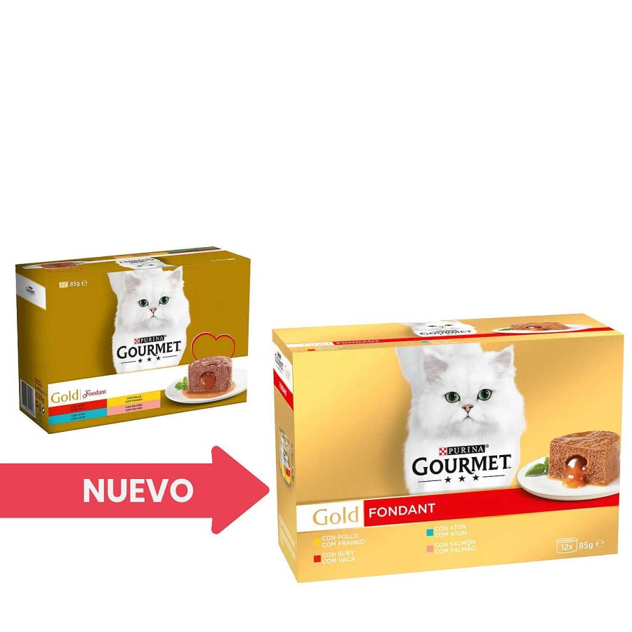 Gatos Gourmet | Purina Gourmet Gold Fondant Multipack Sabores