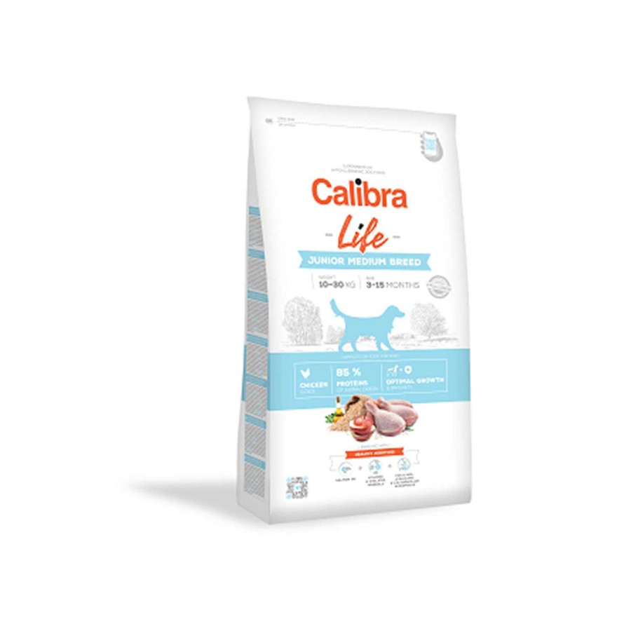 Perros Calibra | Calibra Dog Life Junior Medium Breed Chicken