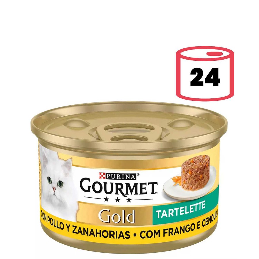 Gatos Gourmet | Purina Gourmet Gold Tartelette Con Pollo Y Zanahoria