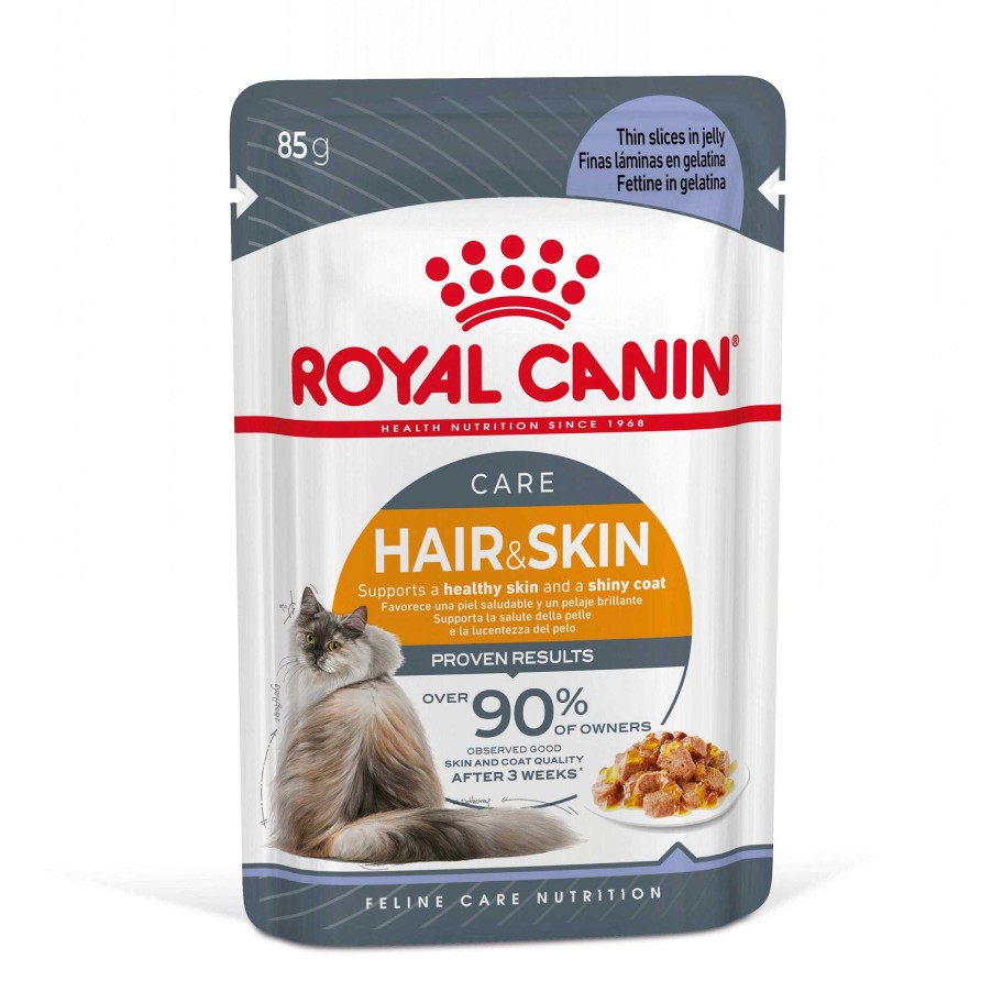 Gatos Royal Canin | Royal Canin Hair&Skin Care Comida H Meda En Gelatina Gato Adulto De Piel Sensible