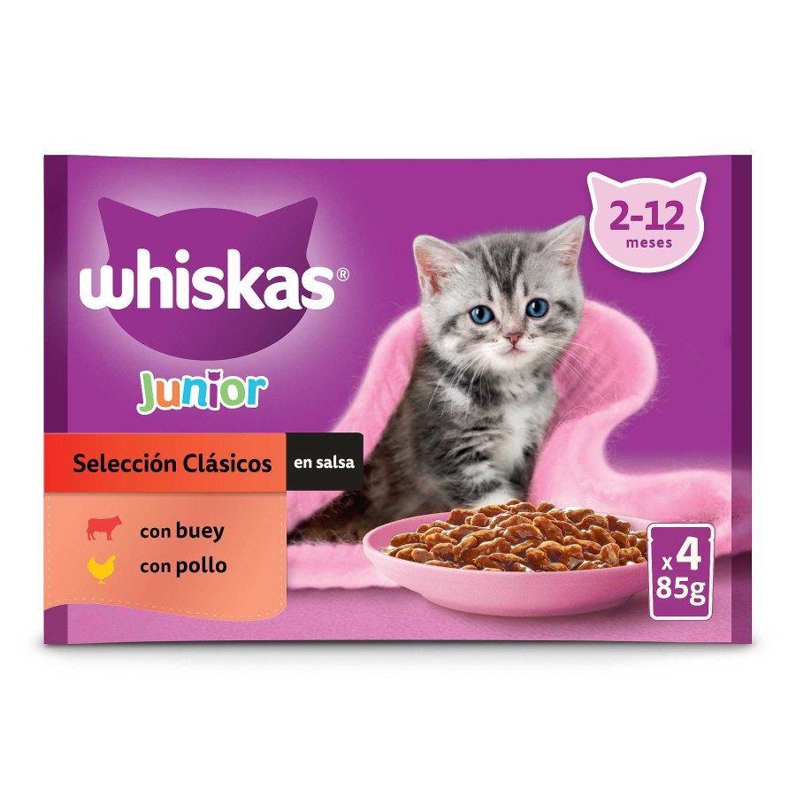 Gatos Whiskas | Whiskas Para Gatos Junior Selecci N De Carnes