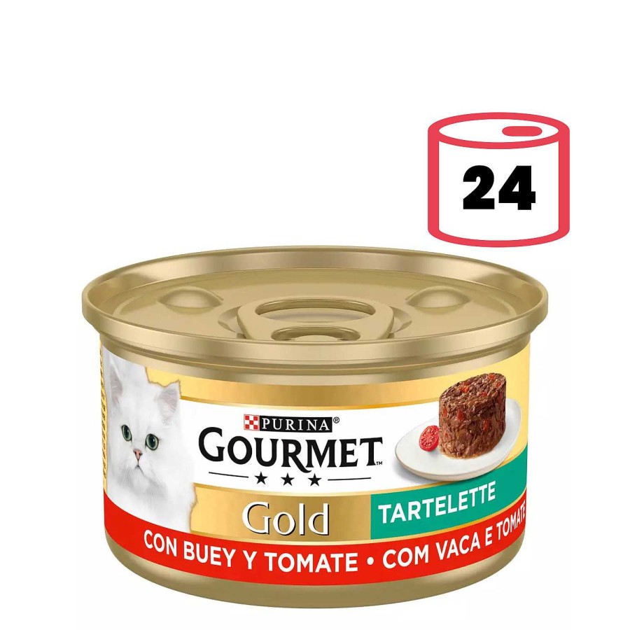 Gatos Gourmet | Purina Gourmet Gold Tartelette Con Buey Y Tomate