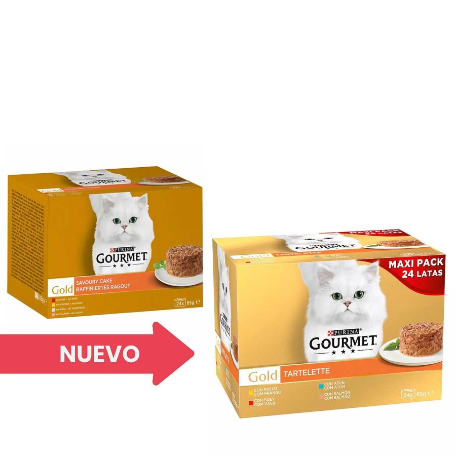 Gatos Gourmet | Purina Gourmet Gold Tartelette Pack Surtido 96X85G