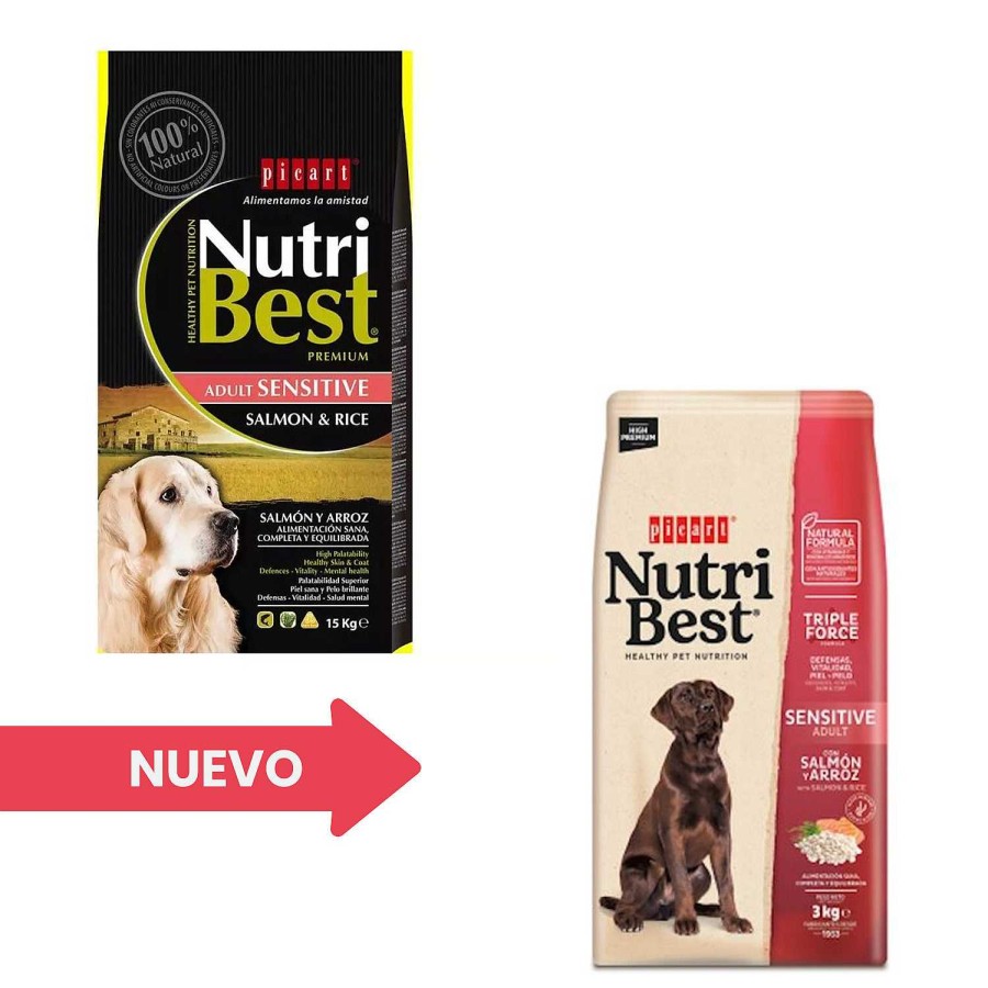 Perros Picart Nutribest | Picart Nutribest Sensitive Salmon & Rice