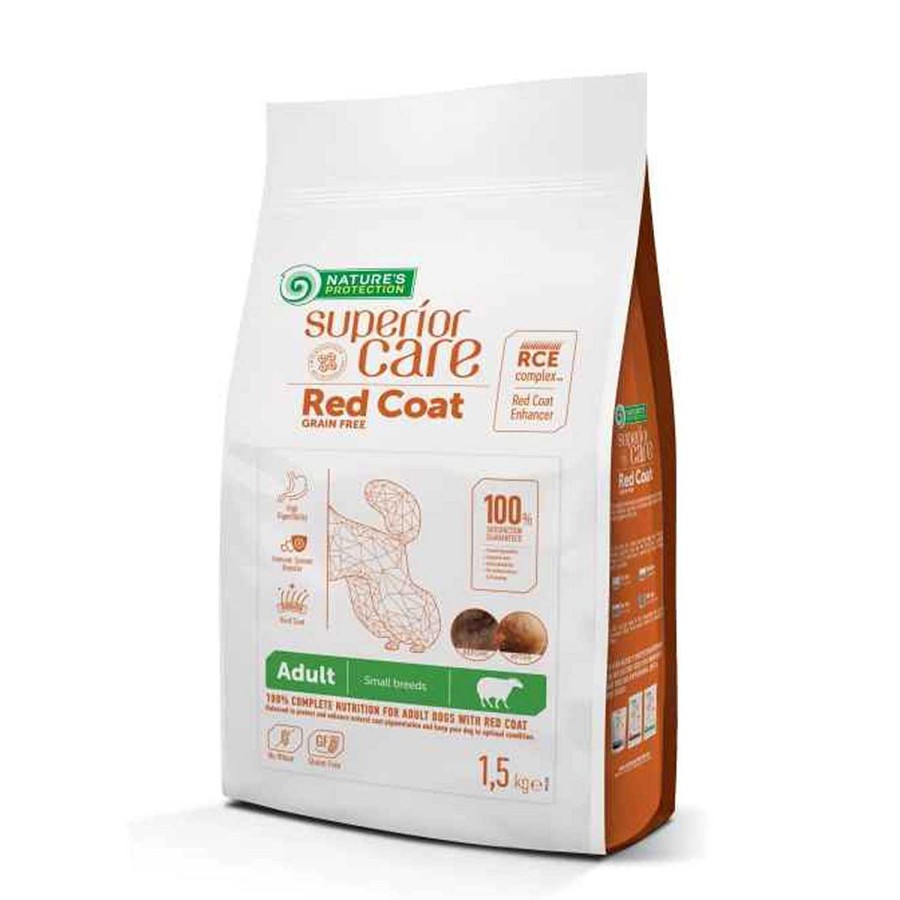 Perros Nature´s Protection | Nature'S Protection Red Coat Grain Free Lamb Adult Small