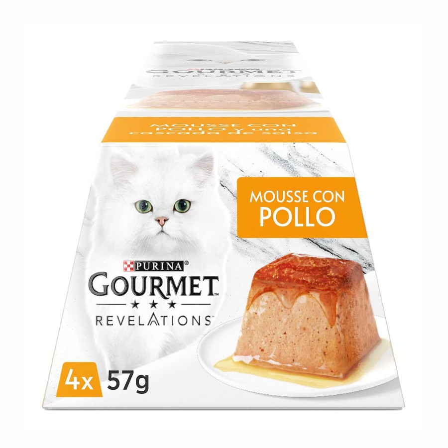 Gatos Gourmet | Purina Gourmet Revelations Mousse Con Pollo