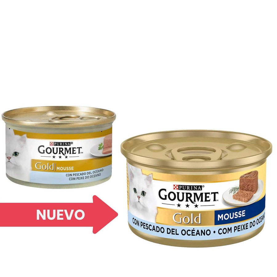 Gatos Gourmet | Purina Gourmet Gold Mousse Pescado