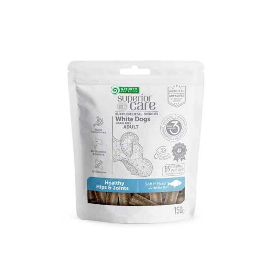 Perros Nature´s Protection | Nature'S Protection Superior Care White Dog Snack Healthy Hips & Joints With White Fish