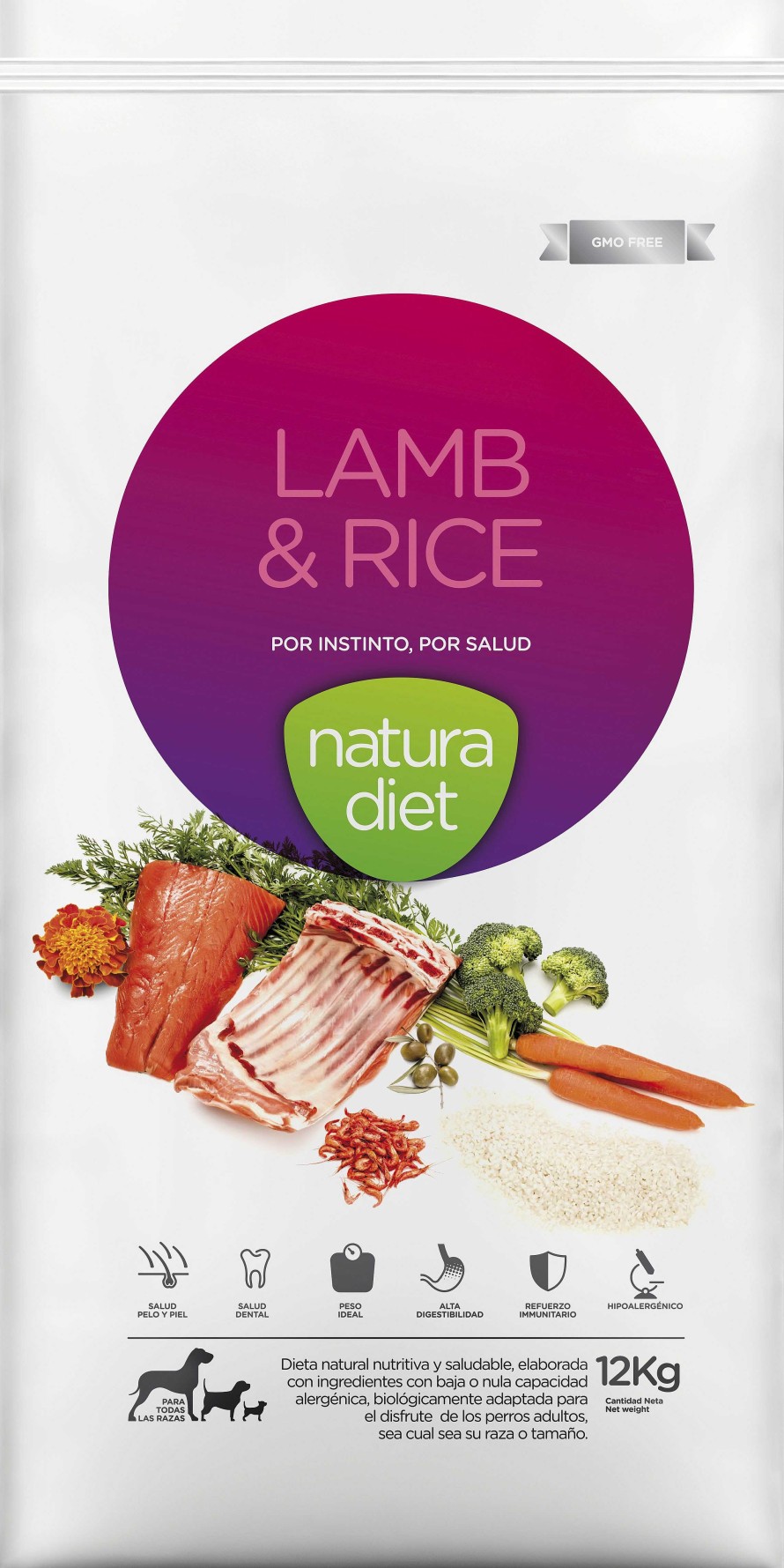 Perros Dingo Nature Diet | Natura Diet Lamb & Rice