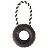 Perros Trixie | Neum Tico Caucho Con Cuerda, 15 Cm,32 Cm