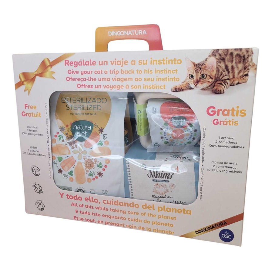 Gatos Dingonatura | Caja Promocional Natura Diet Gato Esterilizado