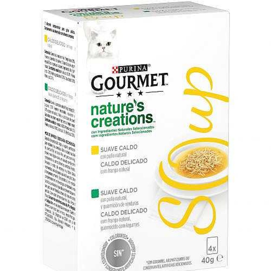 Gatos Gourmet | Purina Gourmet Nature'S Creations Soup Pollo Natural Servido Con Verduras