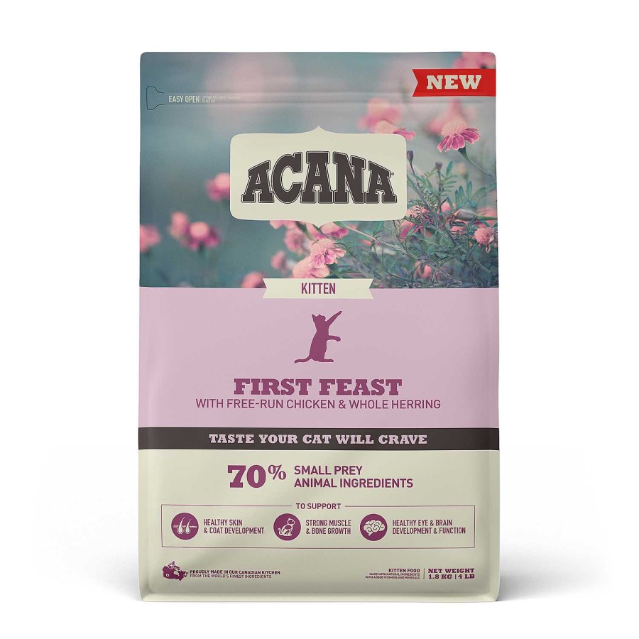 Gatos Acana | Acana First Feast Pienso Natural Para Gatitos Con Pollo